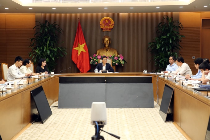 Quang cảnh buổi làm việc.