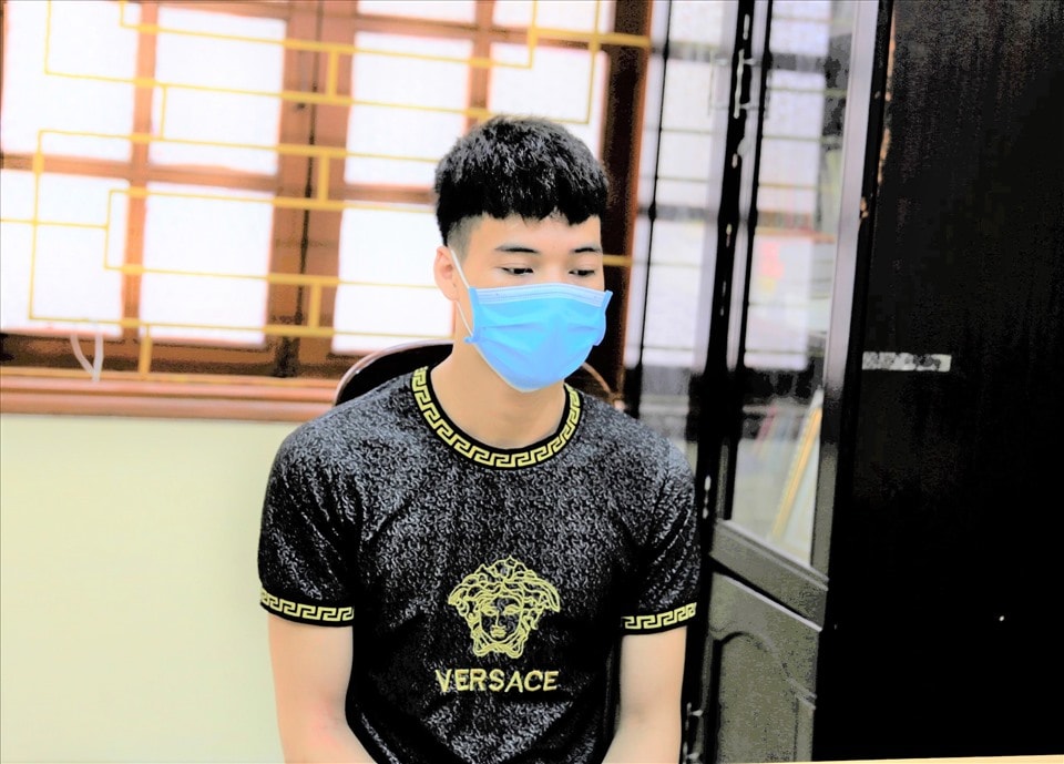 Trương Văn Tiên tại cơ quan Công an. Ảnh: Công an tỉnh Hải Dương