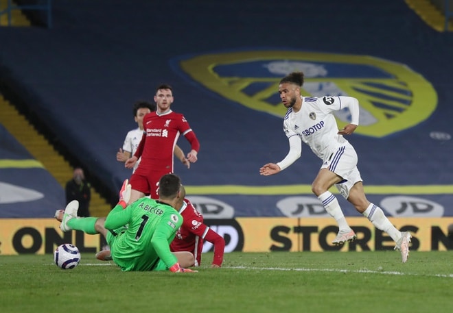 Leeds hoàn toàn có thể tạo nên cú lội ngược dòng, nếu hàng công tận dụng cơ hội tốt hơn. Ảnh: Reuters
