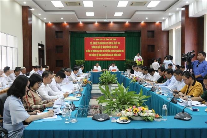 Quang cảnh buổi làm việc. Ảnh: TTXVN