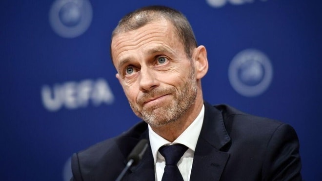 UEFA của ông Ceferin khó đấu lại Super League nếu không nhận được đủ tiền. Ảnh: Getty