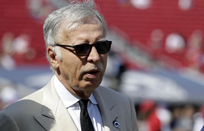 Chủ tịch Arsenal Stan Kroenke sẽ tiếp tục bị cổ động viên đội bóng này phản đối. Ảnh: Getty