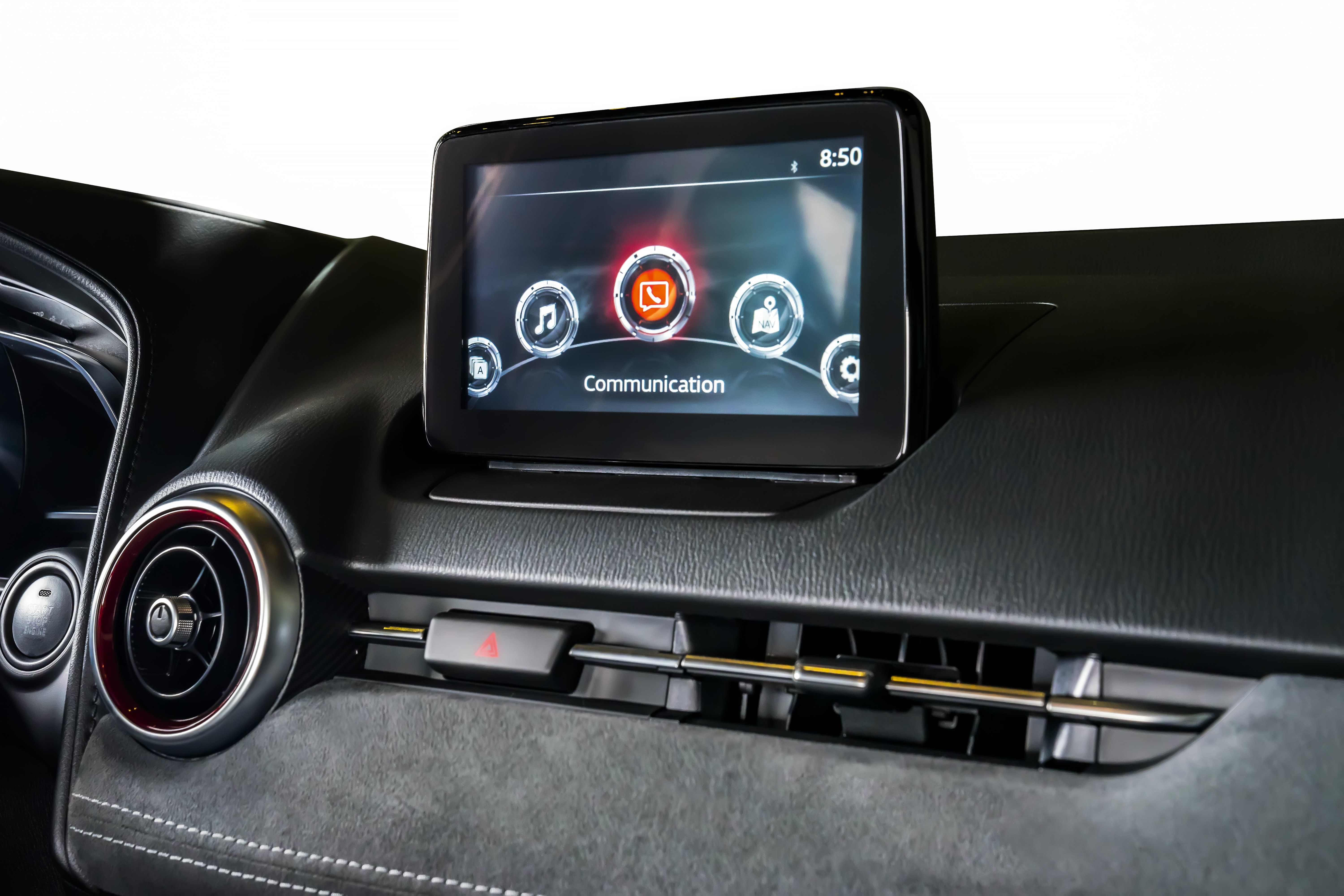 Hệ thống Mazda Connect với màn hình cảm ứng 7 inch, kết nối Apple Carplay và Android Auto. Ảnh: Mazda