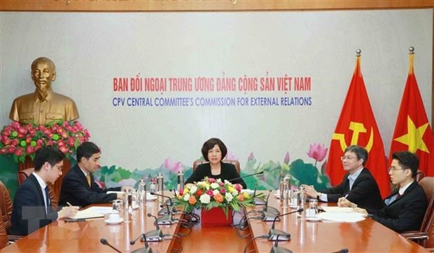 Đoàn đại biểu Đảng Cộng sản Việt Nam tham dự Cuộc họp lần thứ 35 của ICAPP. Ảnh: TTXVN