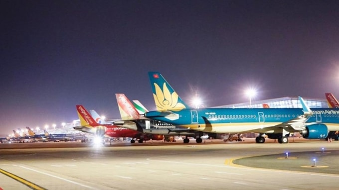 Tới hết quý I/2021, cả nước vẫn còn 39 chiếc máy bay của các hãng hàng không Việt Nam chưa thể khai thác thường xuyên do ảnh hưởng của dịch Covid-19. Ảnh minh họa