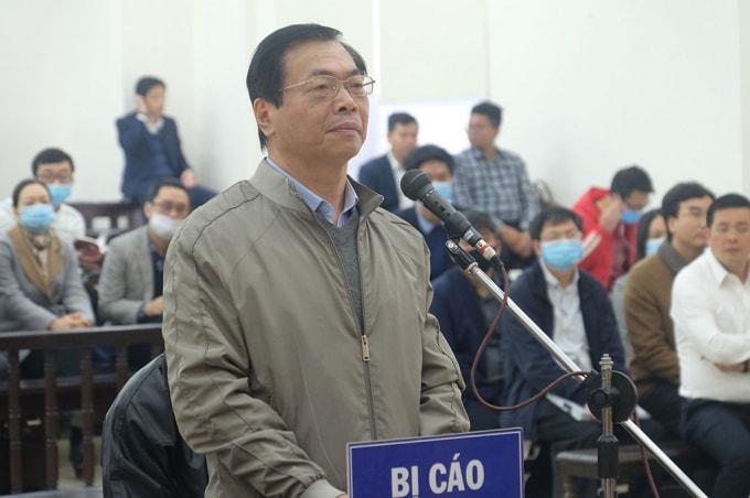 Bị cáo Vũ Huy Hoàng bị Viện Kiểm sát nhân dân Tối cao truy tố về tội