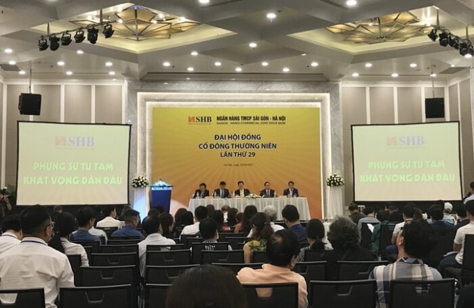 Đại hội đồng cổ đông thường niên SHB tổ chức chiều 22/4.