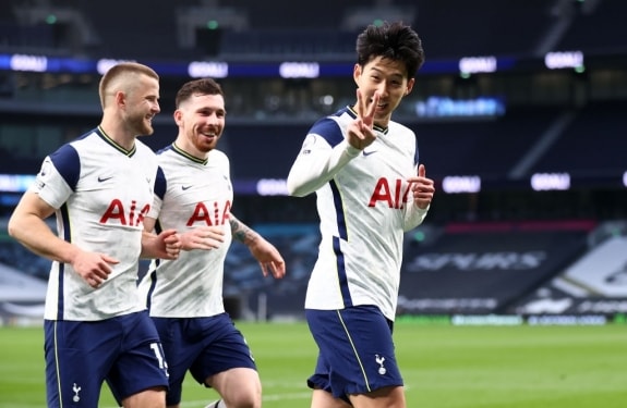 Son Heung-min lập công giúp Spurs giành trọn 3 điểm. Ảnh: Internet
