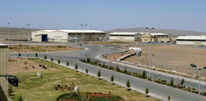 Cơ quan hạt nhân Natanz của Iran. Ảnh: Reuters