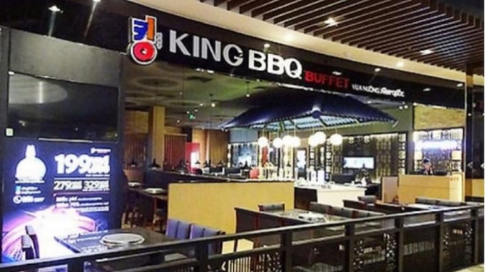 Nhiều quán thương hiệu King BBQ khá vắng khách (Ảnh minh họa).