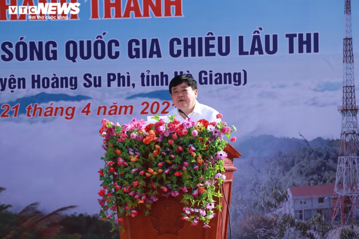 Tổng Giám đốc VOV Nguyễn Thế Kỷ phát biểu tại buổi lễ. (Ảnh: VTCNews)