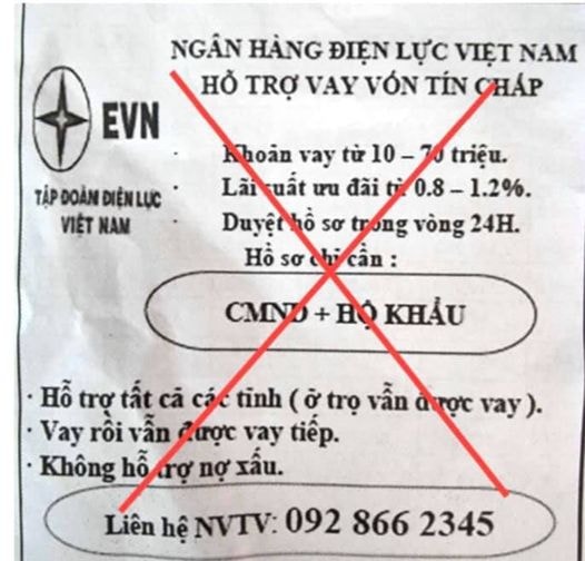 EVN khẳng định không có Ngân hàng Điện lực.