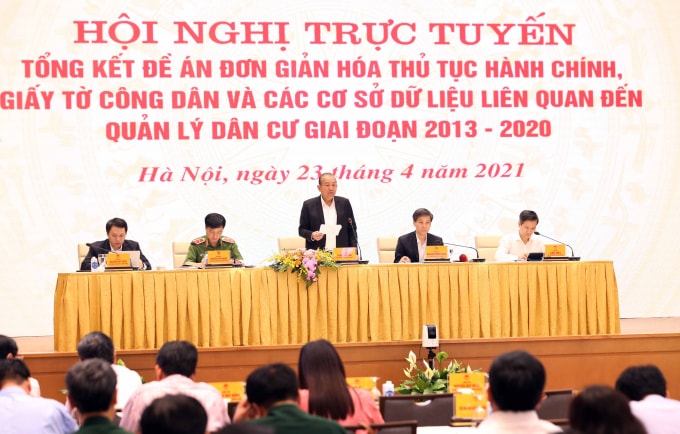 Phó Thủ tướng Thường trực Chính phủ Trương Hòa Bình chủ trì Hội nghị.