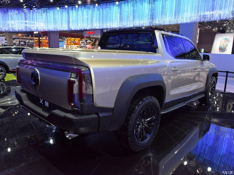 Kích thước của mẫu bán tải này tương đương với chiếc Ford F-150. Ảnh: GWM