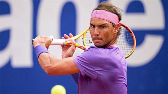 Tay vợt Nadal vượt qua vòng 3 Barcelona Open. Ảnh: AFP
