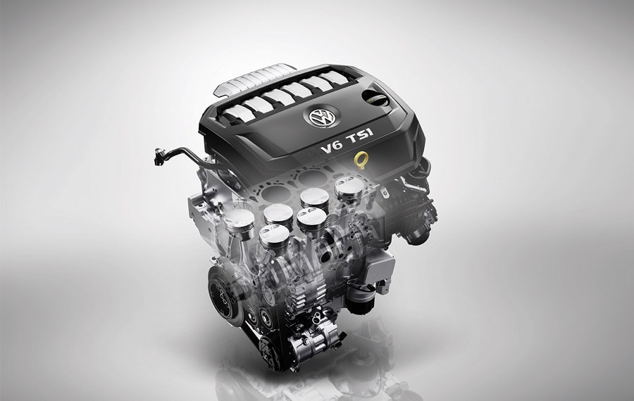 Động cơ của Volkswagen Talagon. Ảnh: VW