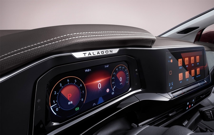 Màn hình giải trí của Volkswagen Talagon. Ảnh: VW