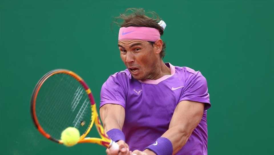 Tay vợt Nadal đã vào bán kết giải Barcelona Open 2021. Ảnh: AFP