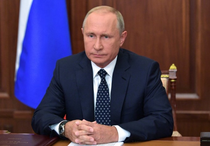 Tổng thống Nga Putin vừa ký sắc lệnh đối với các hành động từ các quốc gia không thân thiện - Ảnh: AFP