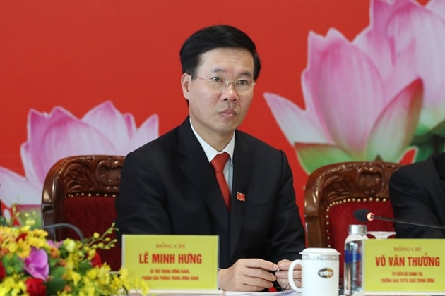 Thường trực Ban Bí thư Võ Văn Thưởng