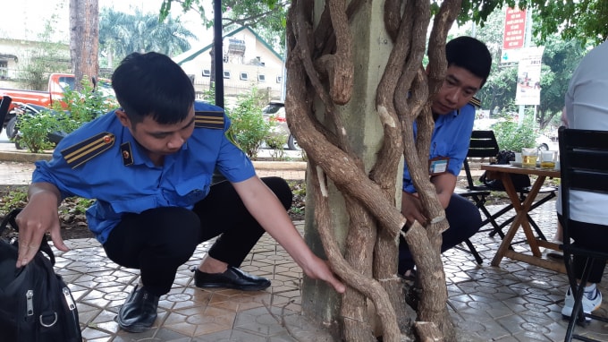 Cơ quan chức năng tiến hành khám nghiệm hiện trường.