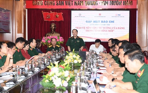 Quang cảnh buổi thông tin báo chí về cuộc thi. Ảnh: Mai An