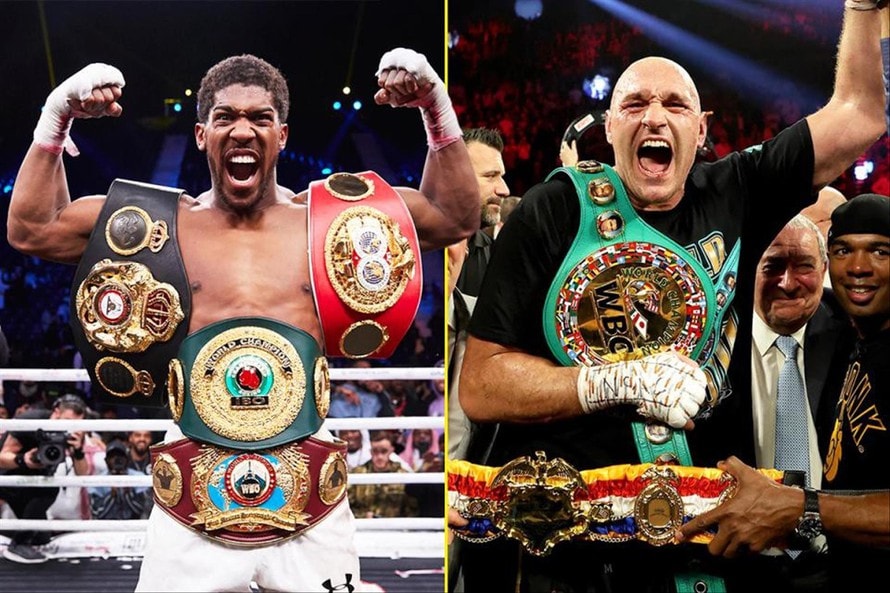 Joshua và Fury bỏ túi mỗi người 75 triệu USD chỉ với việc chọn địa điểm thượng đài. Ảnh: internet