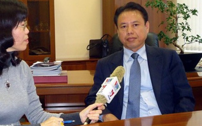Ông Trần Đăng Chung trong một lần trả lời phỏng vấn của báo chí.