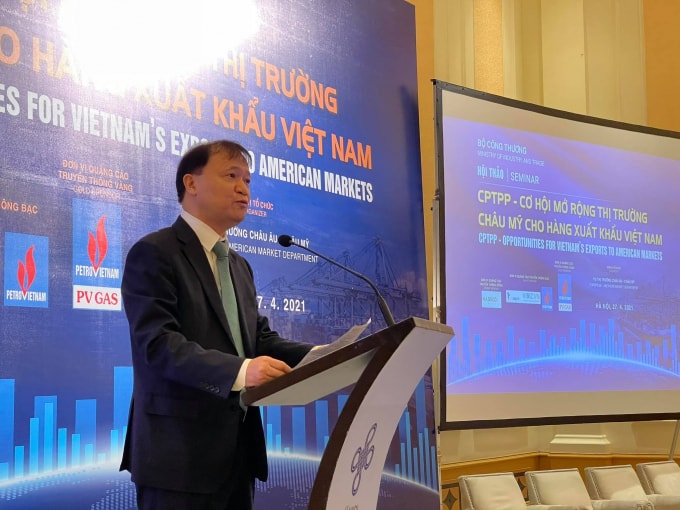 Xuất khẩu Việt Nam hưởng lợi lớn từ Hiệp định CPTPP. (Ảnh: Việt Vũ)