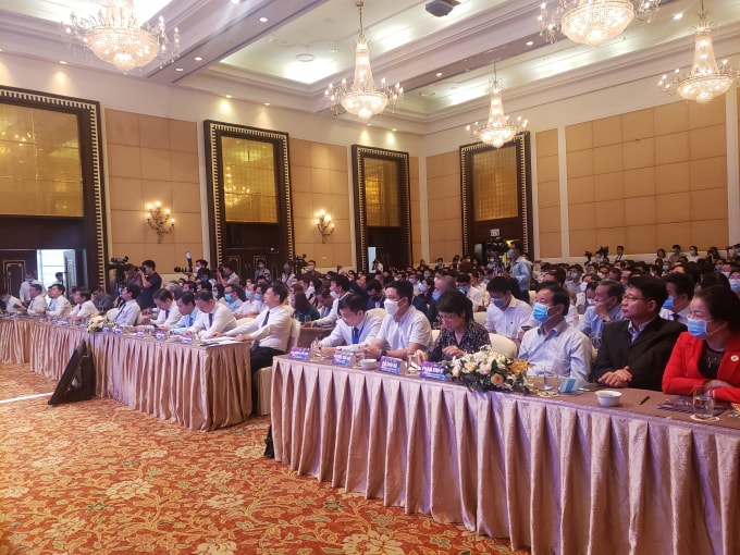 Các đại biểu dự lễ khai mạc.