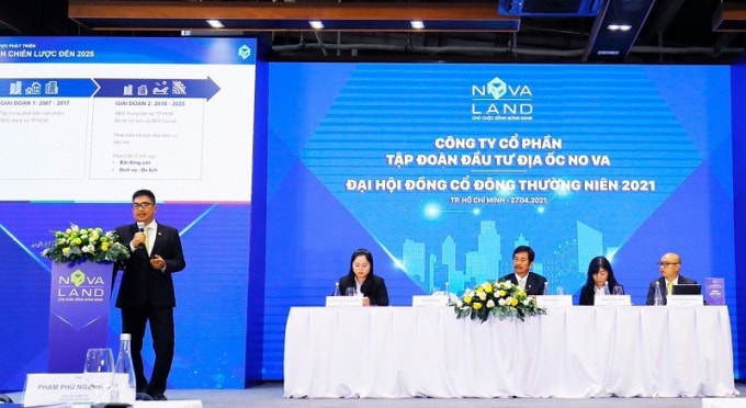 ĐHĐCĐ thường niên 2021 của Novaland tổ chức ngày 27/4 tại TP. HCM