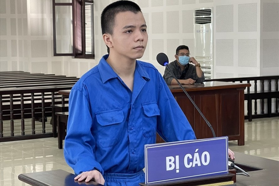 Đối tượng Lộc tại tòa. Ảnh: laodong.vn