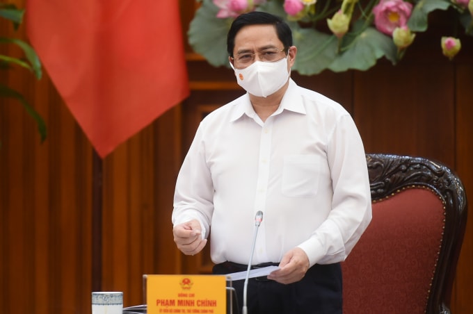 Thủ tướng Phạm Minh Chính chủ trì cuộc họp Thường trực Chính phủ về phòng, chống dịch COVID-19 diễn ra sáng 26/4.