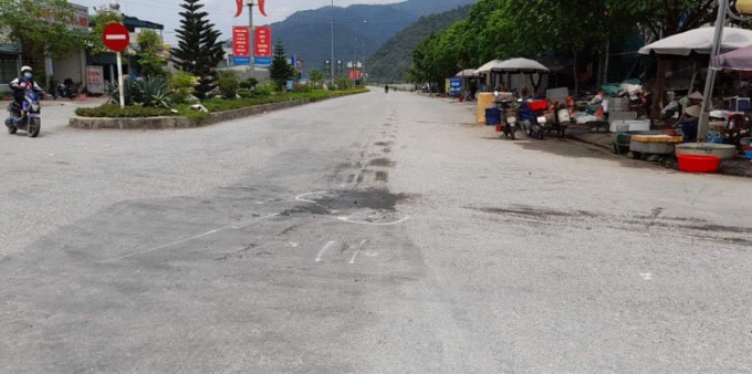 Nơi xảy ra tai nạn.