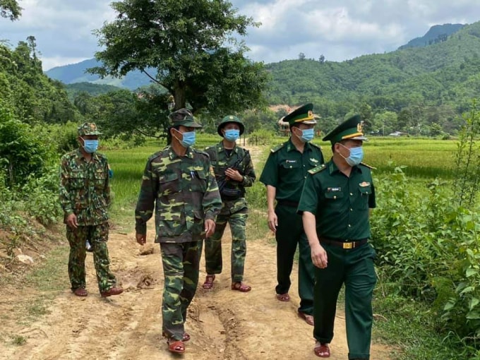 Bộ tư lệnh Biên phòng tỉnh Quảng Trị kiểm tra kiểm soát vùng biên, giáp biên giới Việt - Lào.