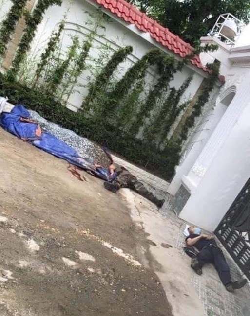Hiện trường vụ việc.