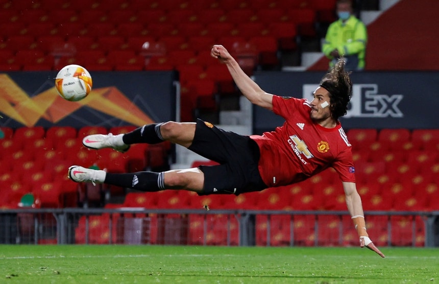 Man Utd chơi thăng hoa ở bán kết lượt đi Europa League. Ảnh: Reuters