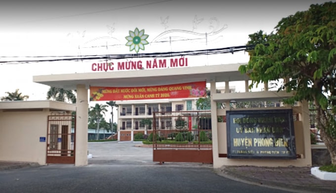 Trụ sở UBND huyện Phong Điền, TP Cần Thơ.
