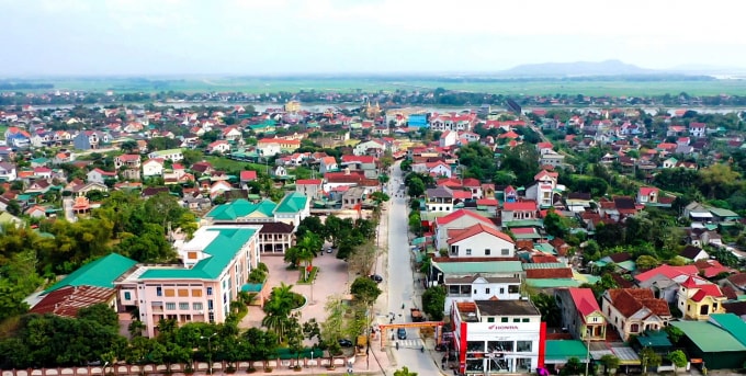 Một góc huyện Đức Thọ. Ảnh BHT