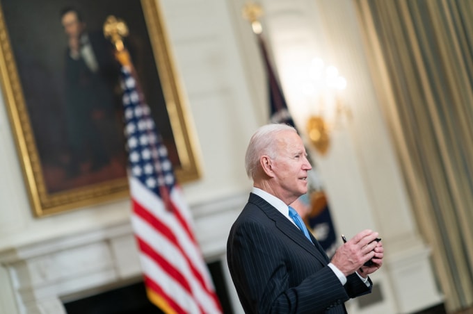 Tổng thống Mỹ Joe Biden. Ảnh: Internet