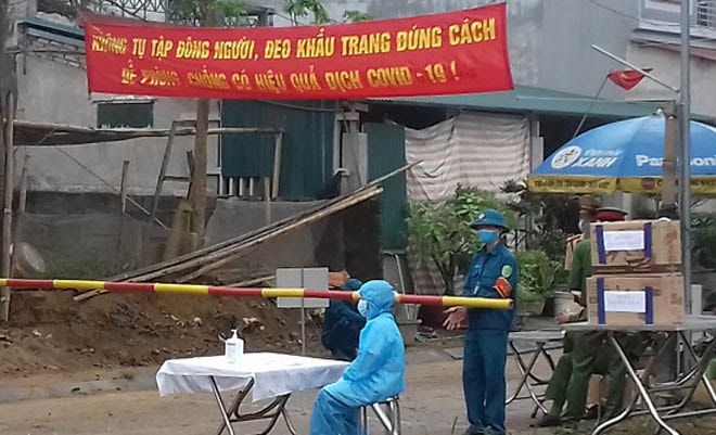 Phong tỏa cụm dân cư thuộc huyện Trấn Yên để phòng chống dịch Covid-19 (ảnh minh họa)