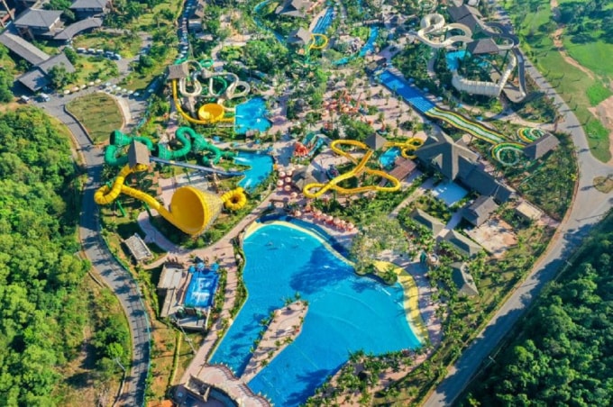 Công viên nước Aquatopia thuộc Sun World Hon Thom Nature Park.