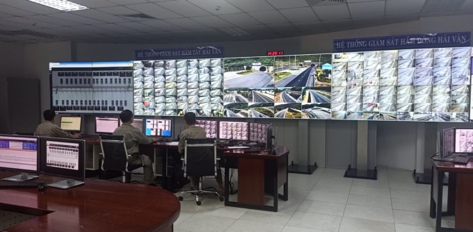 Khoảng 13.000 lượt phương tiện qua hầm Hải Vân trong dịp nghỉ lễ 30/4-1/5.Ảnh: CTV