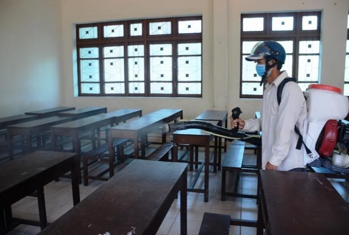 Đà Nẵng, Quảng Nam cho học sinh, sinh viên nghỉ học từ ngày 4/5 để phòng chống dịch Covid-19. (Ảnh: Lê Bằng)