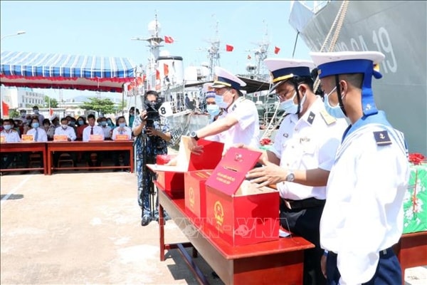 Cuộc bầu cử sáng 4/5 đã diễn ra tốt đẹp, đúng quy trình, đúng thủ tục. Ảnh: TTXVN