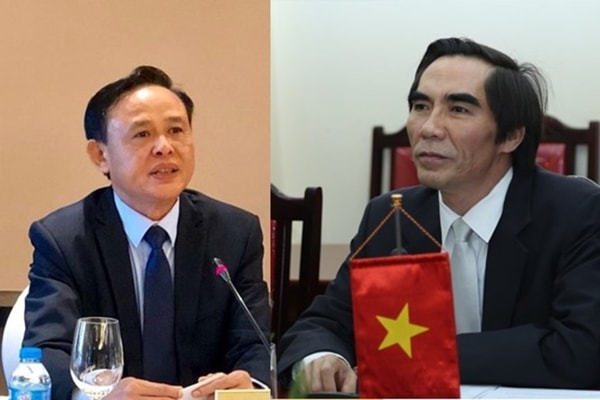 Thứ trưởng Thường trực Bộ Nông nghiệp và PTNT Hà Công Tuấn (ảnh trái) và Thứ trưởng Bộ Kế hoạch và Đầu tư Nguyễn Văn Trung nghỉ hưu từ 1/5/2021