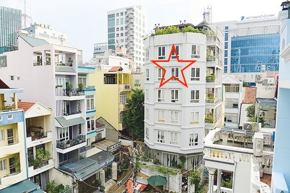Căn nhà (dấu sao) nơi xảy ra vụ án