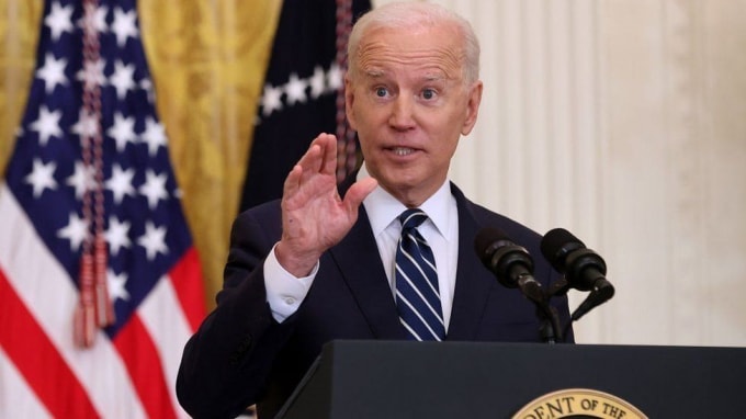 Tổng thống Hoa Kỳ Joe Biden. Ảnh: BBC
