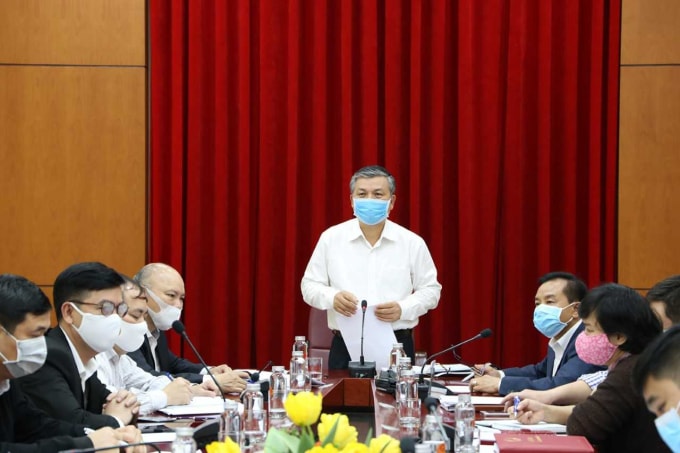 Thứ trưởng Nguyễn Trọng Thừa, Trưởng Ban Chỉ đạo phòng, chống dịch COVID-19 Bộ Nội vụ (ảnh Bộ Nội vụ)