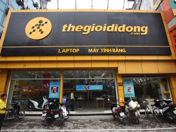 Một cửa hàng Thế giới di động của MWG.